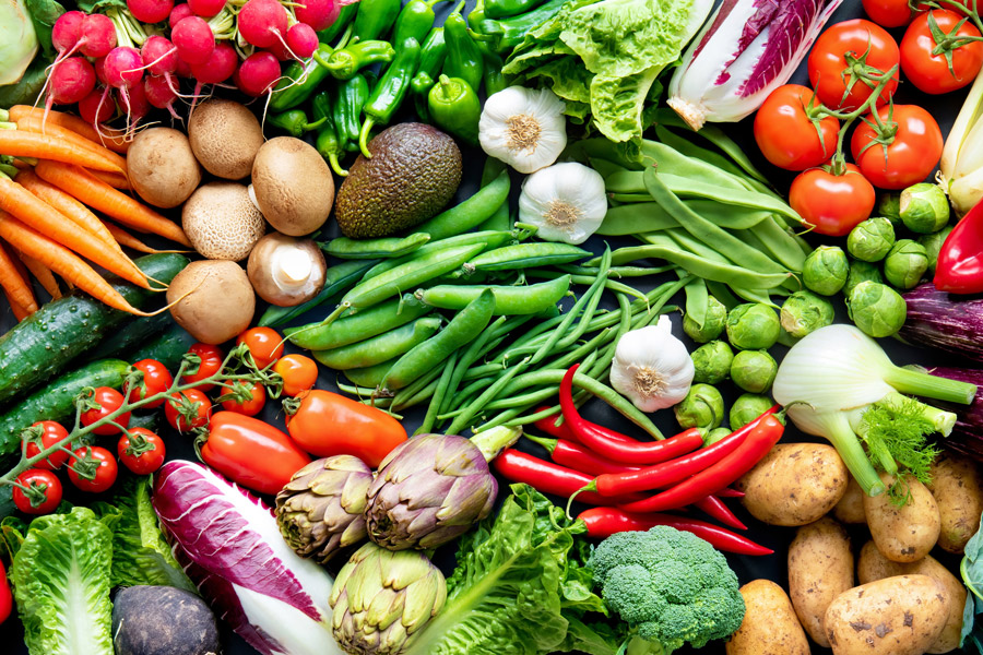 Gesunde Ernährung durch Gemüse