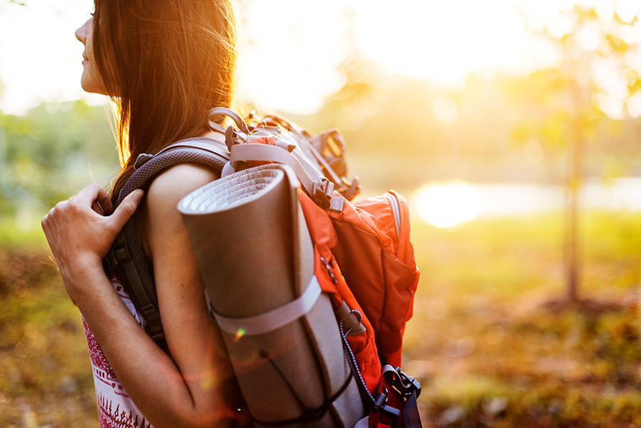 Bestens für die Wanderung ausgerüstet