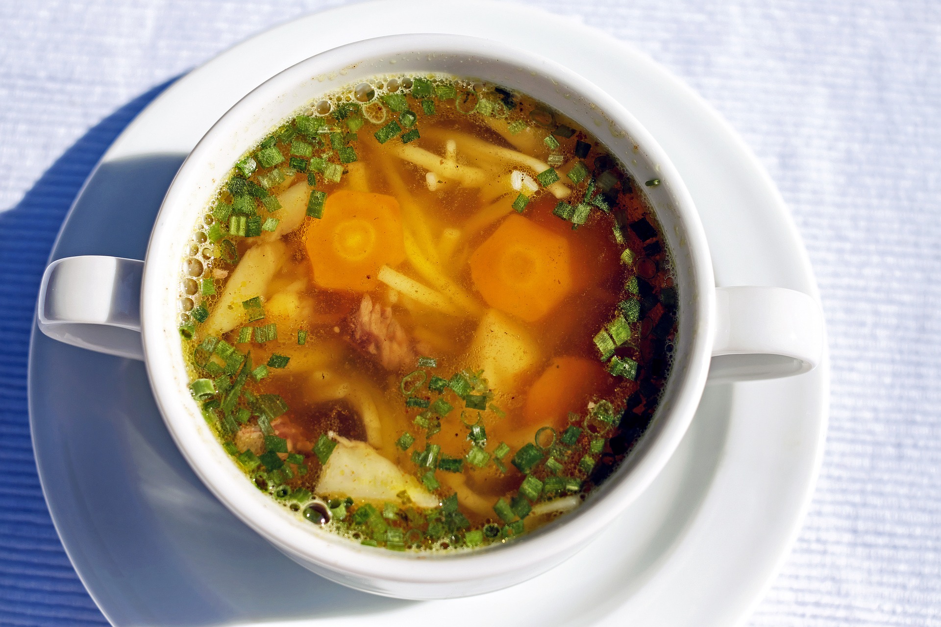 Leckere Rindssuppe