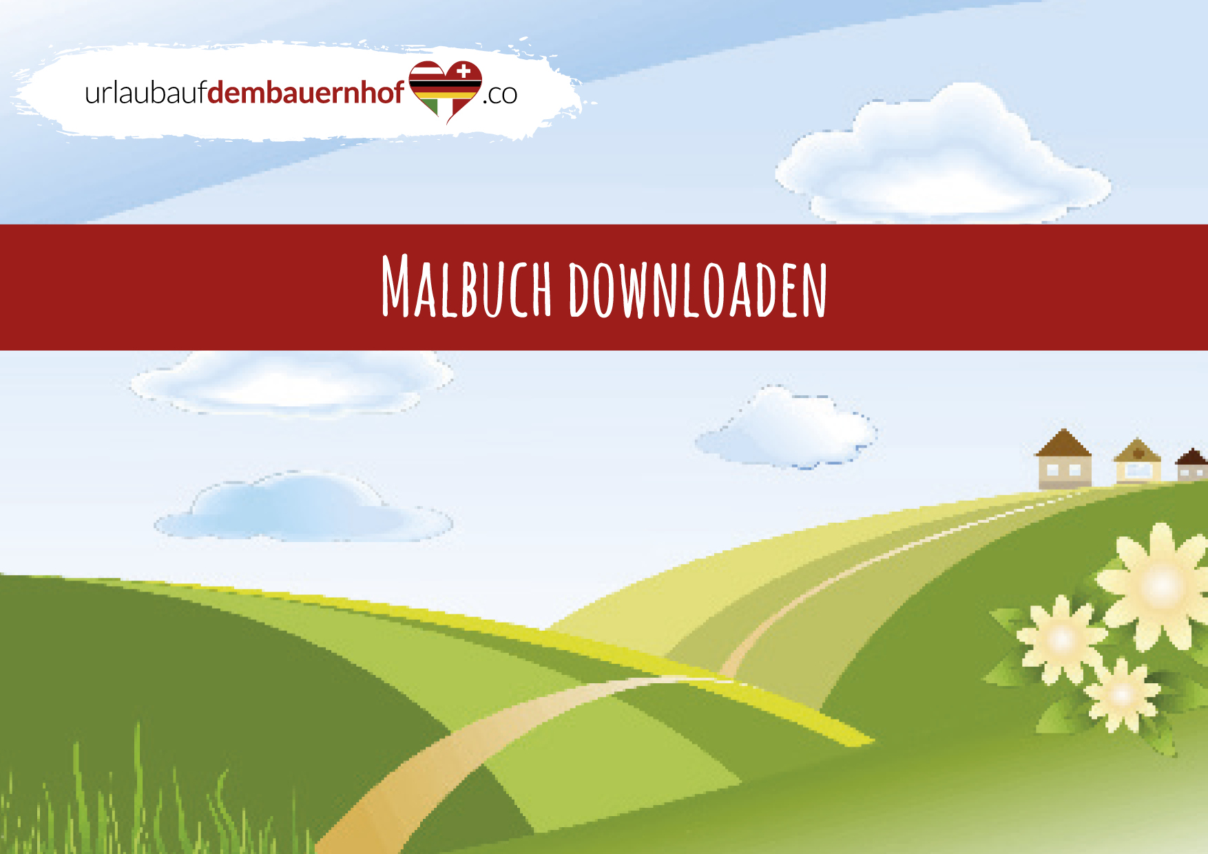 Malbuch für den Urlaub auf dem Bauernhof